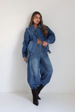 ⁦ג׳קט כפתור אלכסון 8873⁩ – תמונה ⁦17⁩