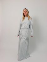 ⁦חליפה חצאית תפר אלכסון⁩ – תמונה ⁦2⁩