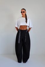 ⁦מכנסיים בלון שילוב עניבה 1060⁩ – תמונה ⁦25⁩