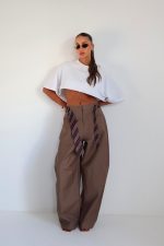 ⁦מכנסיים בלון שילוב עניבה 1060⁩ – תמונה ⁦18⁩