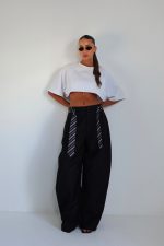 ⁦מכנסיים בלון שילוב עניבה 1060⁩ – תמונה ⁦24⁩