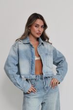 ⁦ג׳קט ג׳ינס קצר 7199⁩ – תמונה ⁦5⁩