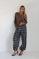 ⁦מכנס משבצת גומי 9140⁩ – תמונה ⁦30⁩