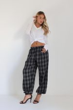 ⁦מכנס משבצת גומי 9140⁩ – תמונה ⁦36⁩